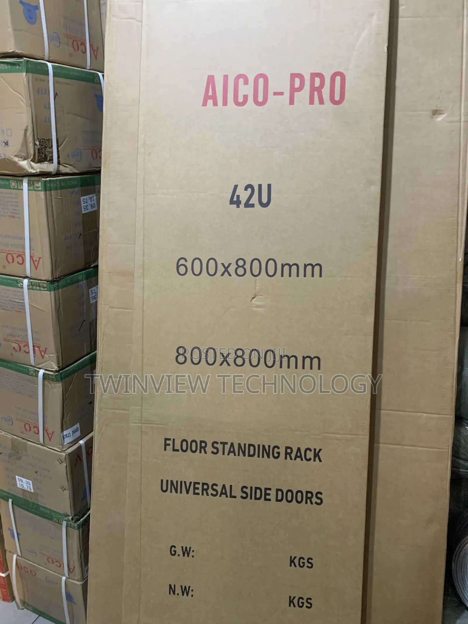 42U Aico Network Rack 600 by 800
