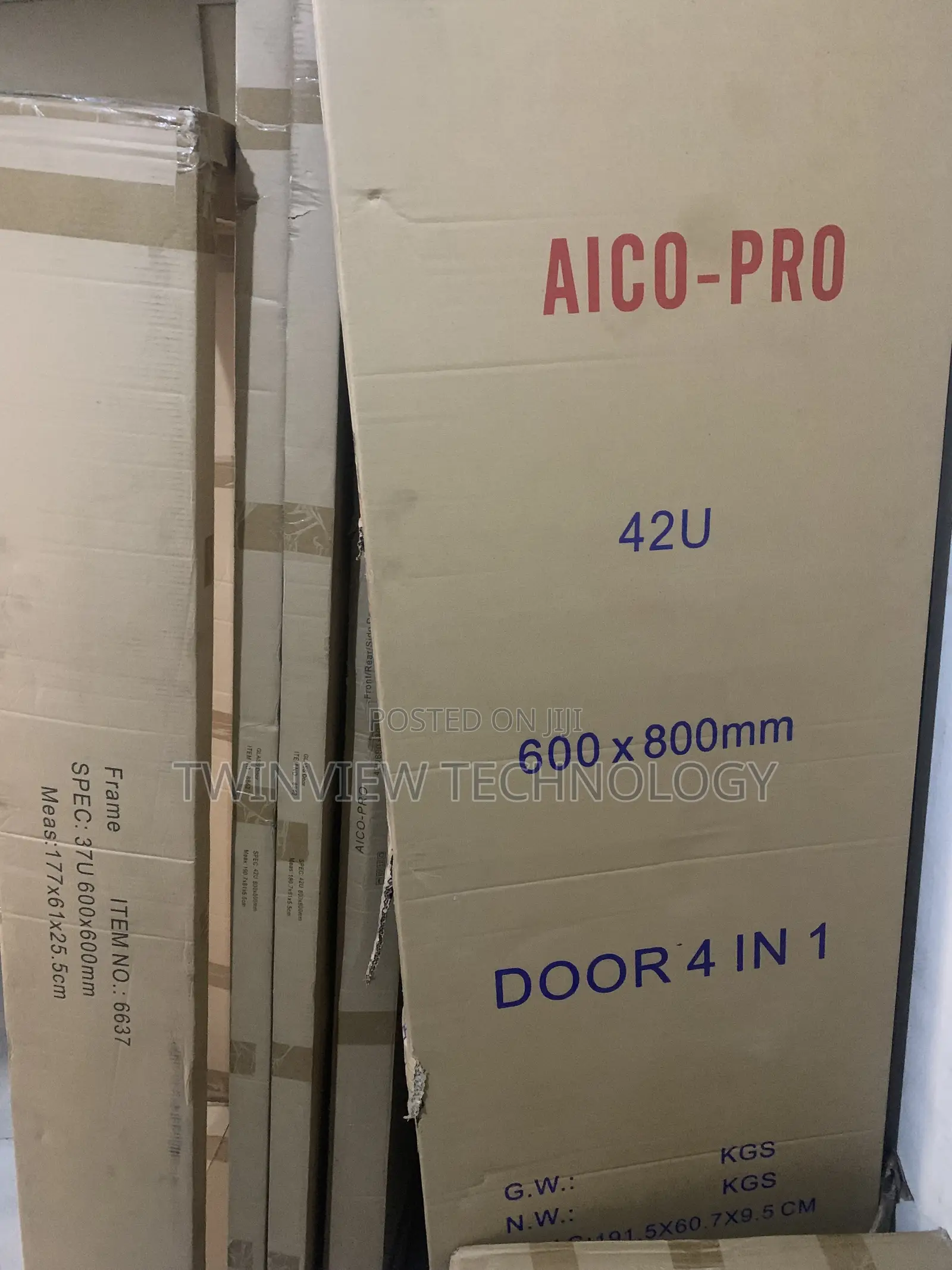 42U Aico Network Rack 600 by 800