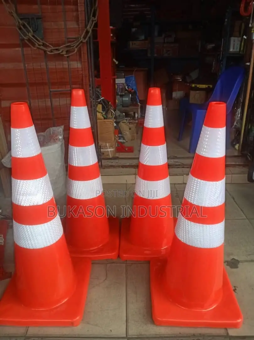 Heavy-Duty Reflective Road Traffic Cones (50cm, 75cm, 100cm)