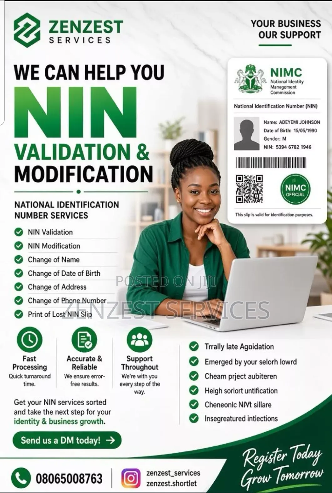 NIN Modification