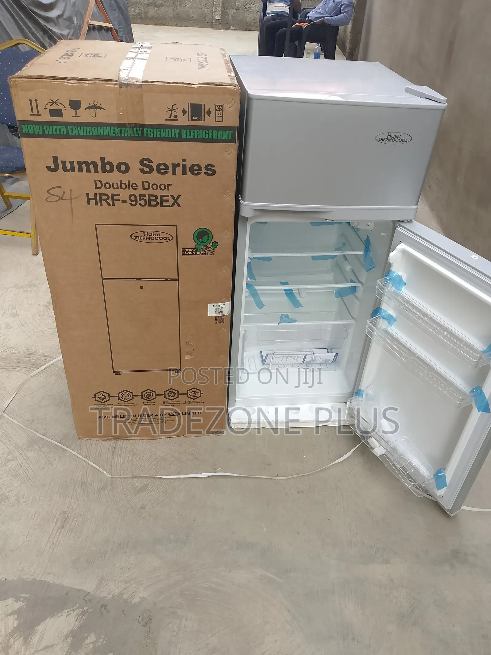Space-Saving Haier Thermocool Double Door Fridge