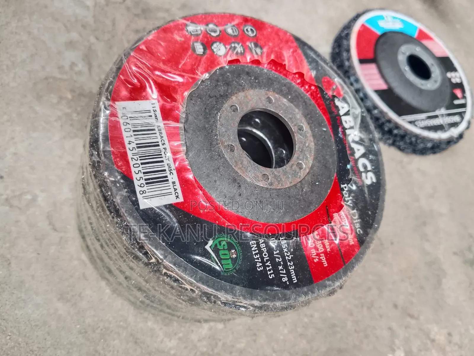 Abracs Black Poly Disc