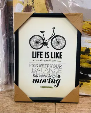Motivational Wall Art Frame 40x30cm