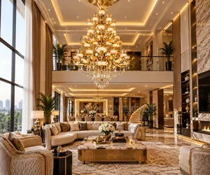 Premium 4-Step Marble Castle Chandelier