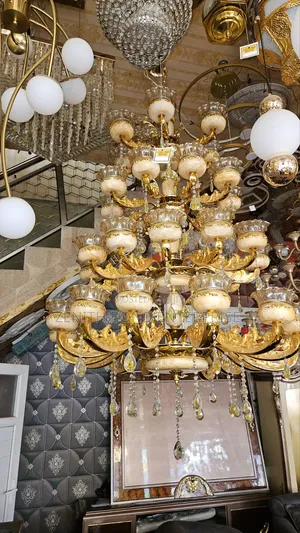 Premium 4-Step Marble Castle Chandelier