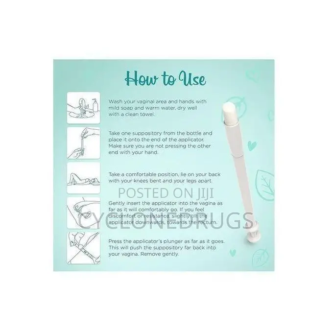 Boric Acid 30 Vaginal Suppositories With Applicator