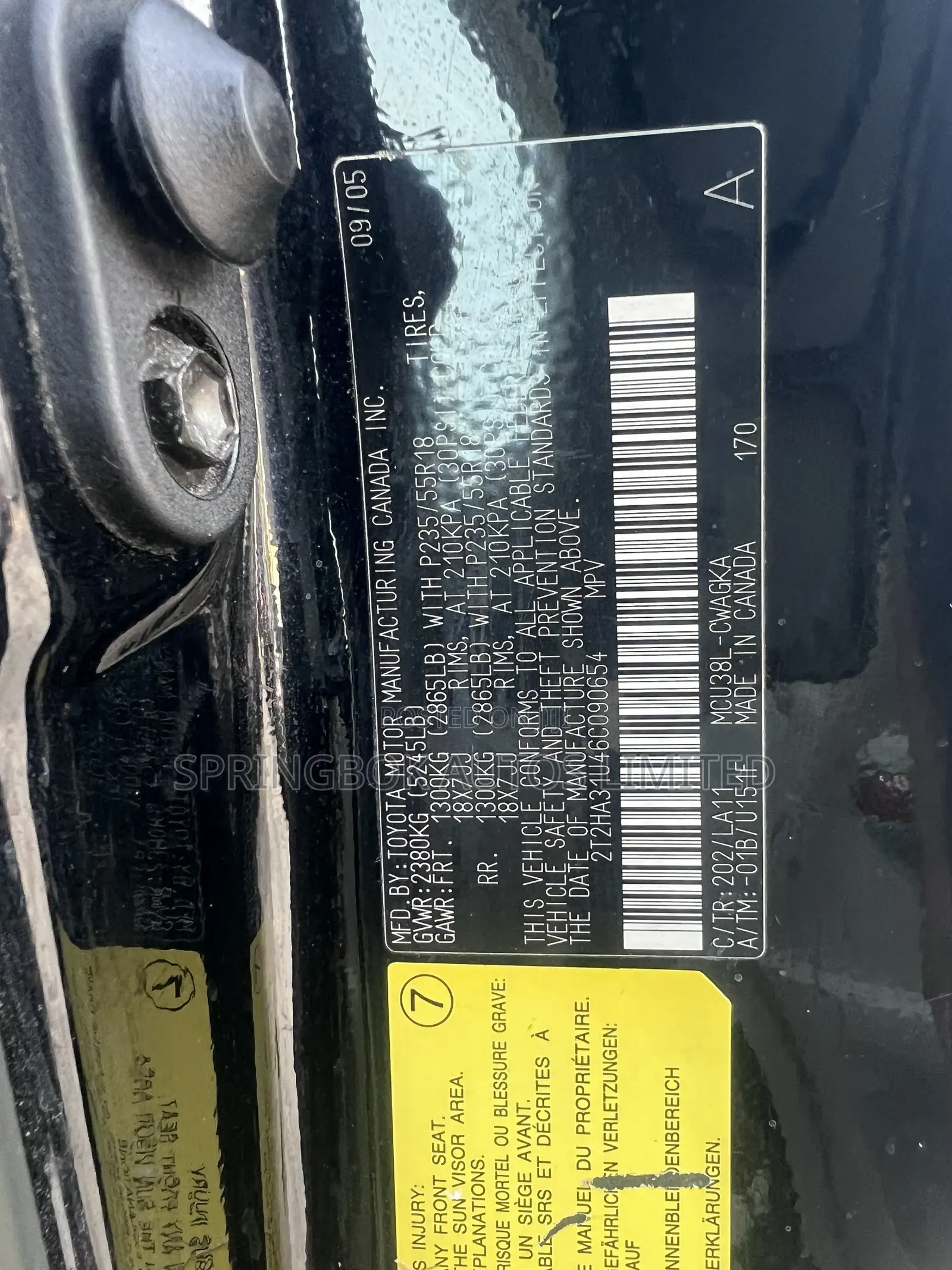 Lexus RX 330 AWD 2006 Black