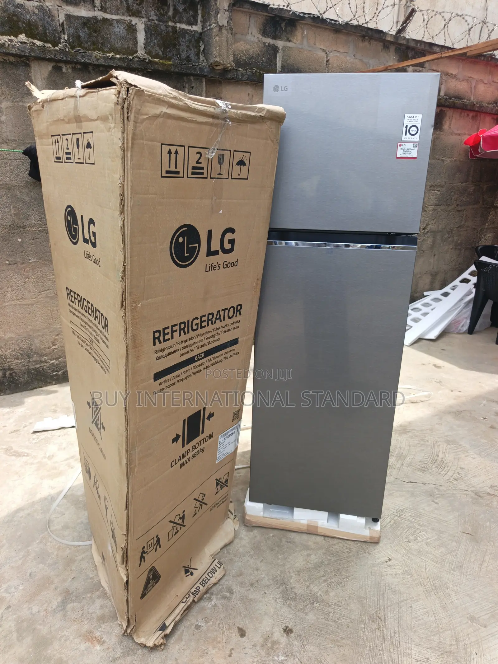 LG Two Door Kitchen Refrigerator for Everyday Household Use