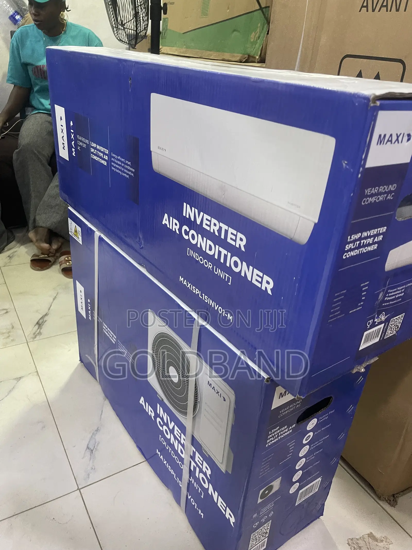 Maxi 1.5HP Split AC – Inverter Cooling With Installation Kit