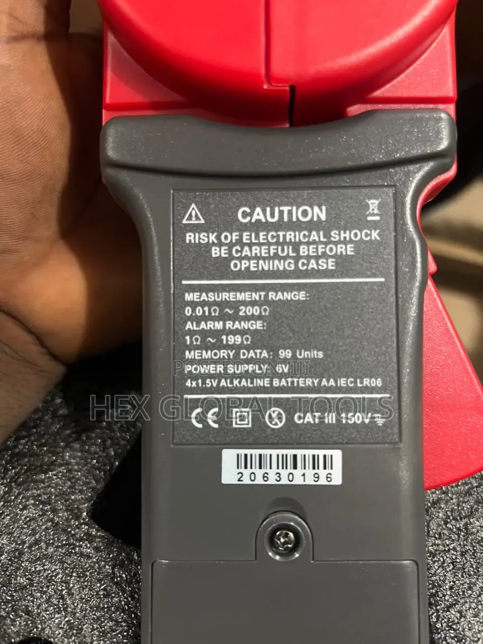 2000A Digital Earth Clamp(ground Tester)