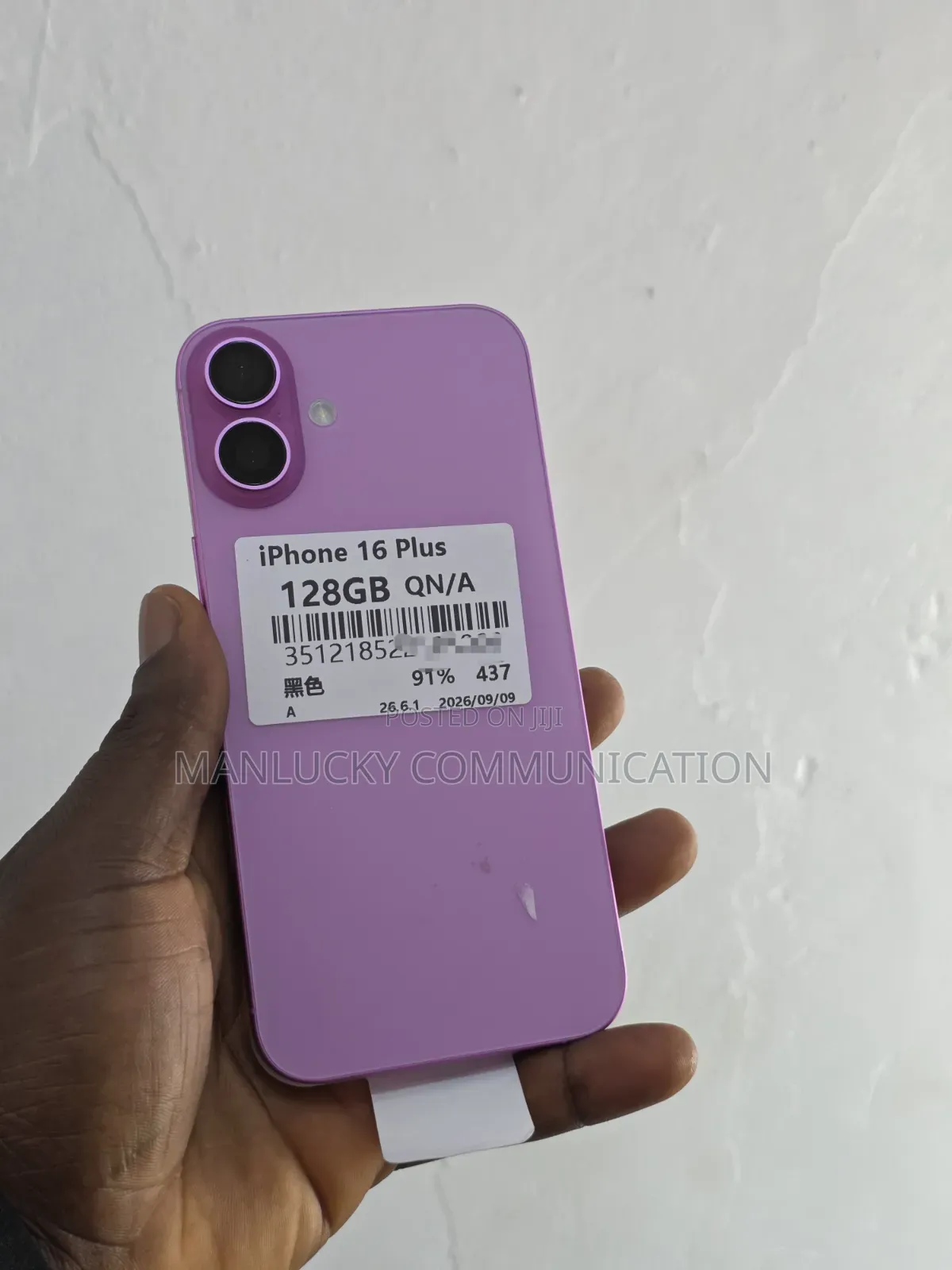Apple iPhone 16 Plus 128 GB Pink