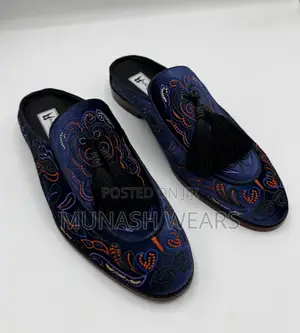 Italian Moreschi Blue Half Shoe 40-46