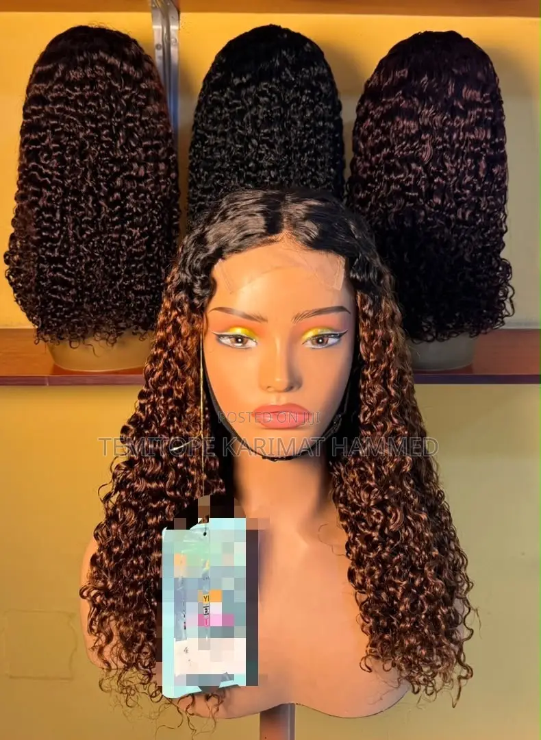 Premium 4x4 Closure Human Hair Pixie Curl Wig