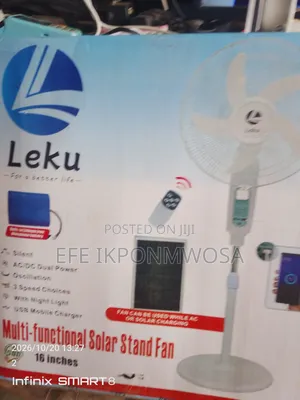 Solar Standing Fan
