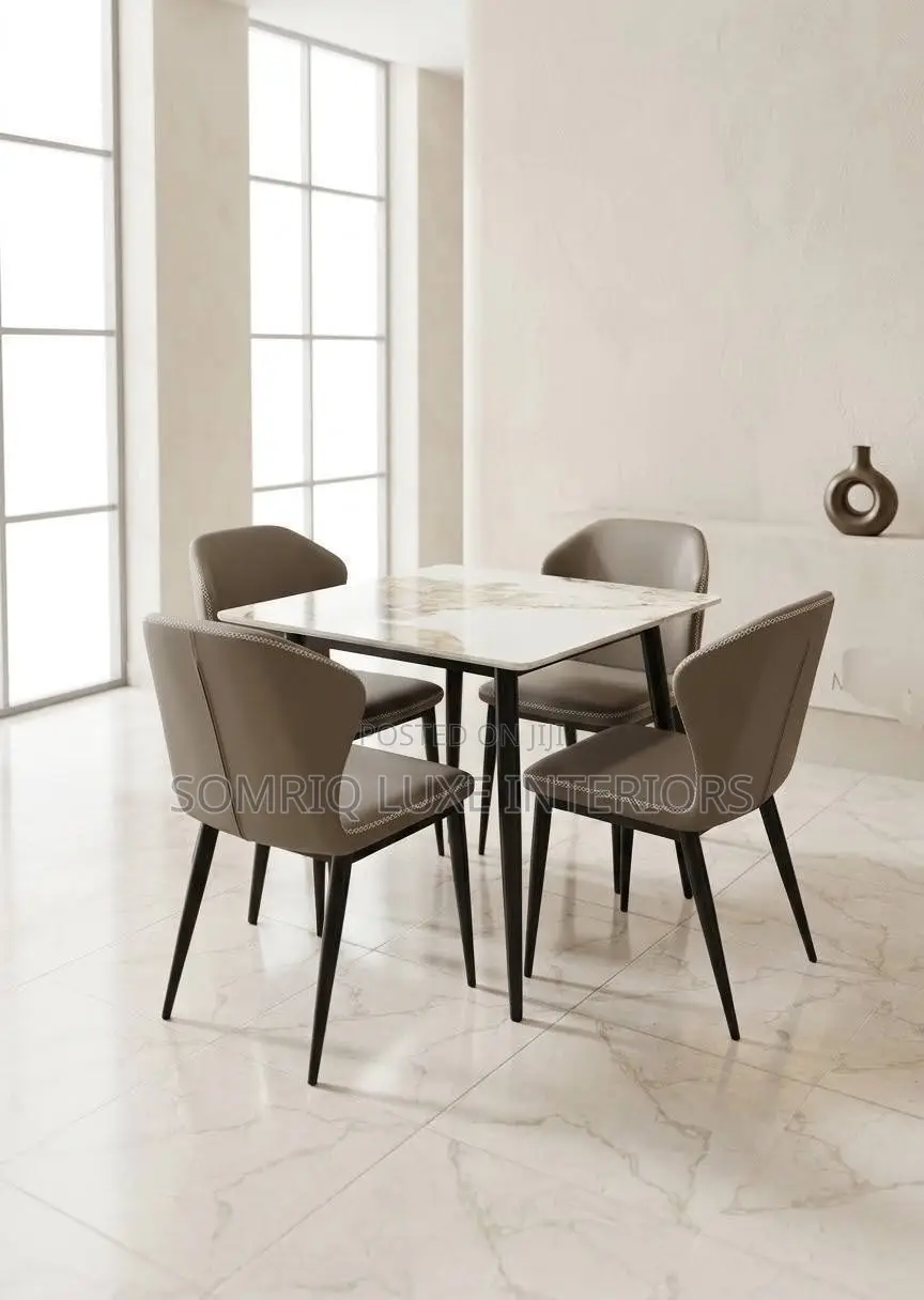 Classy Imported Four Seaters Dining Marble Complete Set