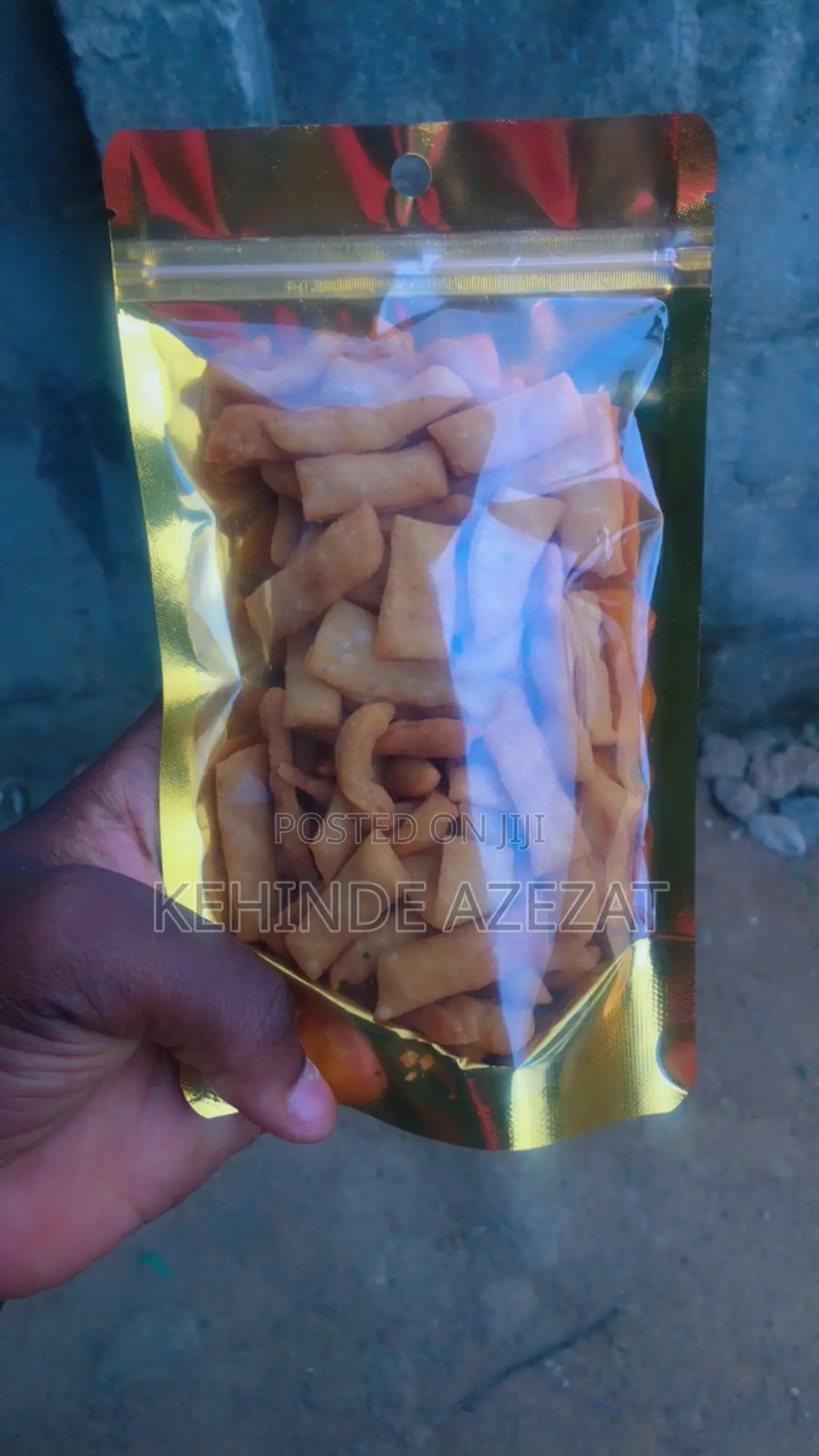Crunchy Popcorn,chin Chin and Plantain Chips Available in Bulk.