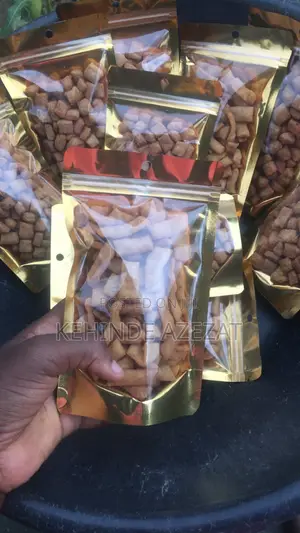 Crunchy Popcorn,chin Chin and Plantain Chips Available in Bulk.