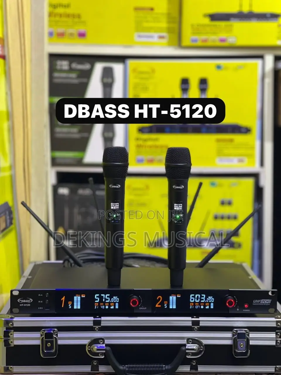 Dbass T5120 Long Range Wireless Microphone System