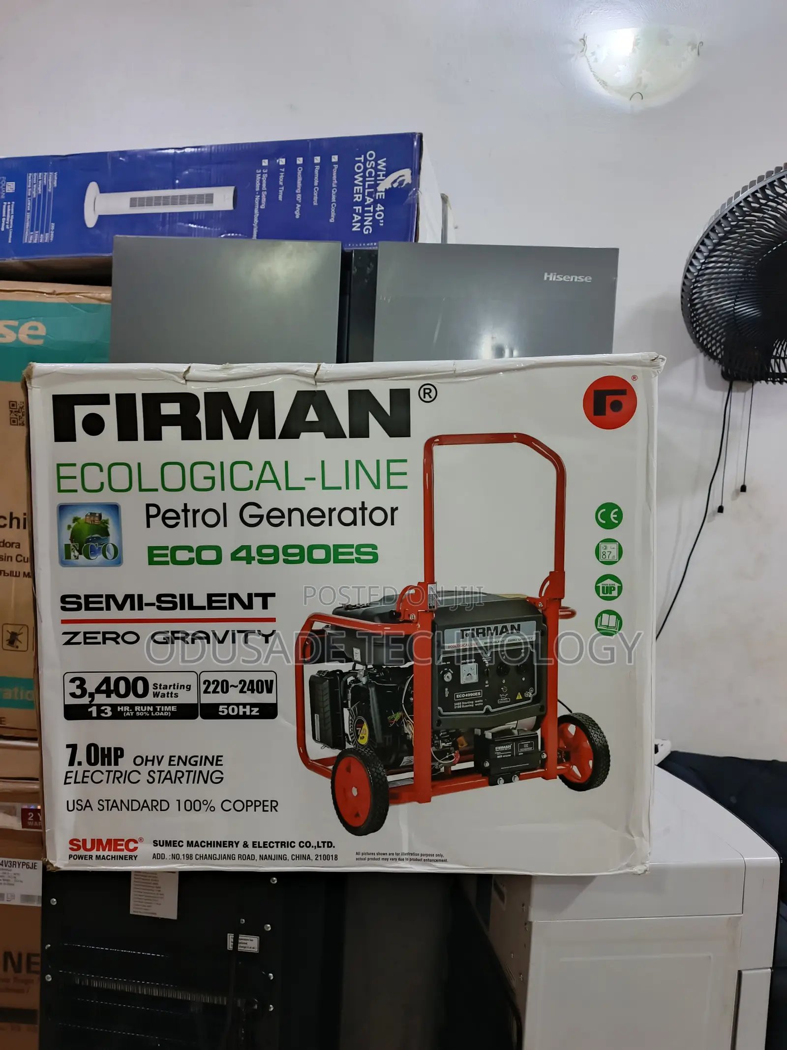 Efficient Sumec Firman Eco 4990es 3.4kva Generator
