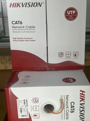 HikVision Network Cable Cat6 (305)100% Pure Copper