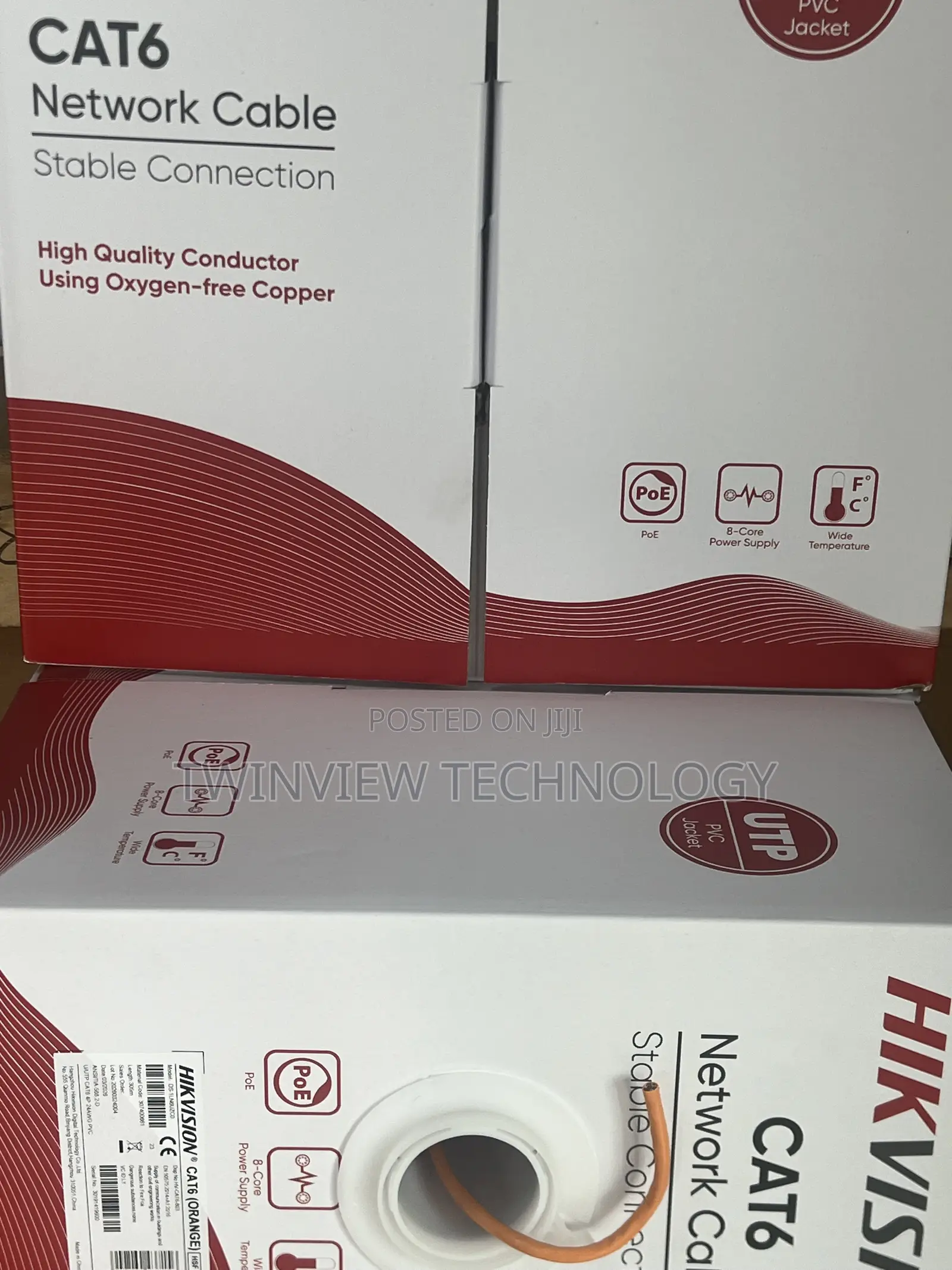 HikVision Network Cable Cat6 (305)100% Pure Copper