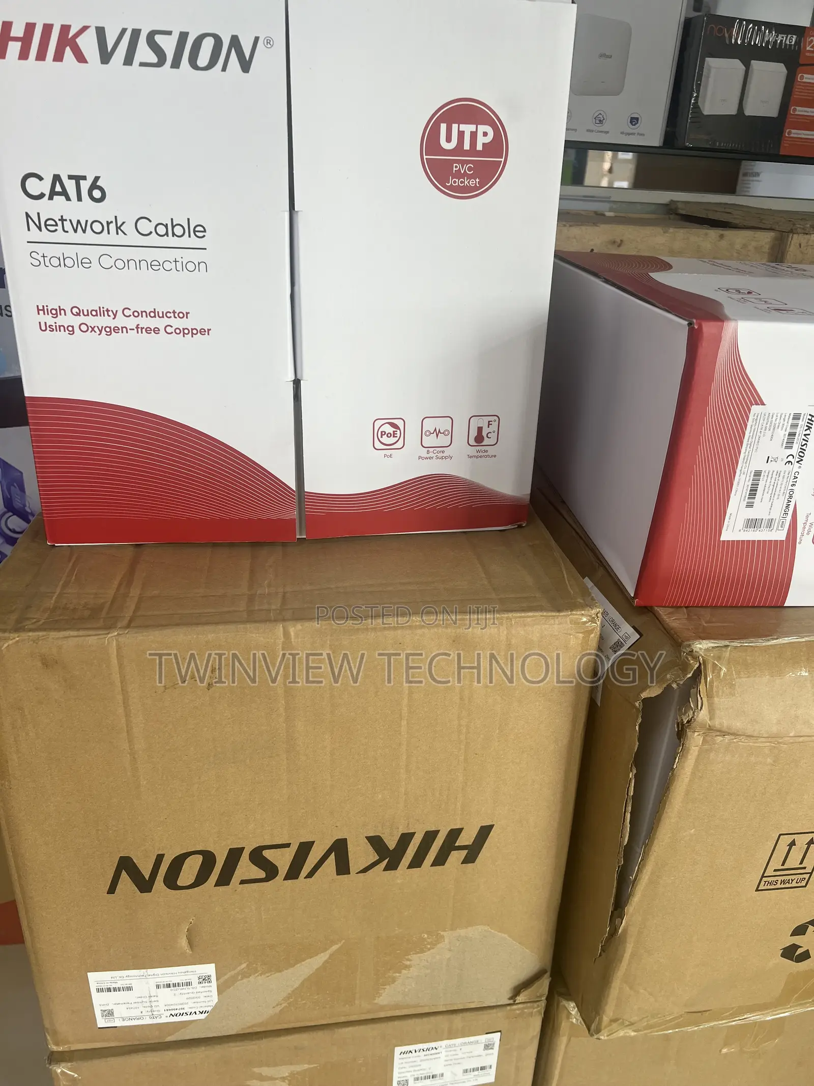 HikVision Network Cable Cat6 (305)100% Pure Copper