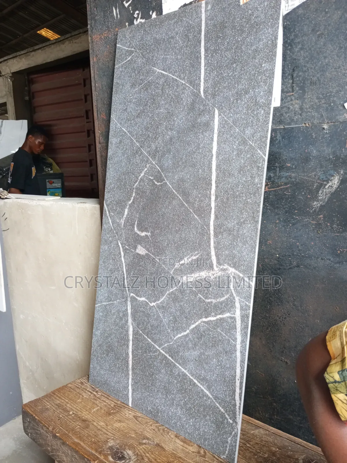 60x120 Black Marble Look Matt Spanish Floor & Wall Tile