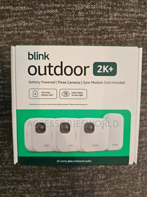 Blink Outdoor 2K+ Wireless Smart Security Camera (3-Camera System)