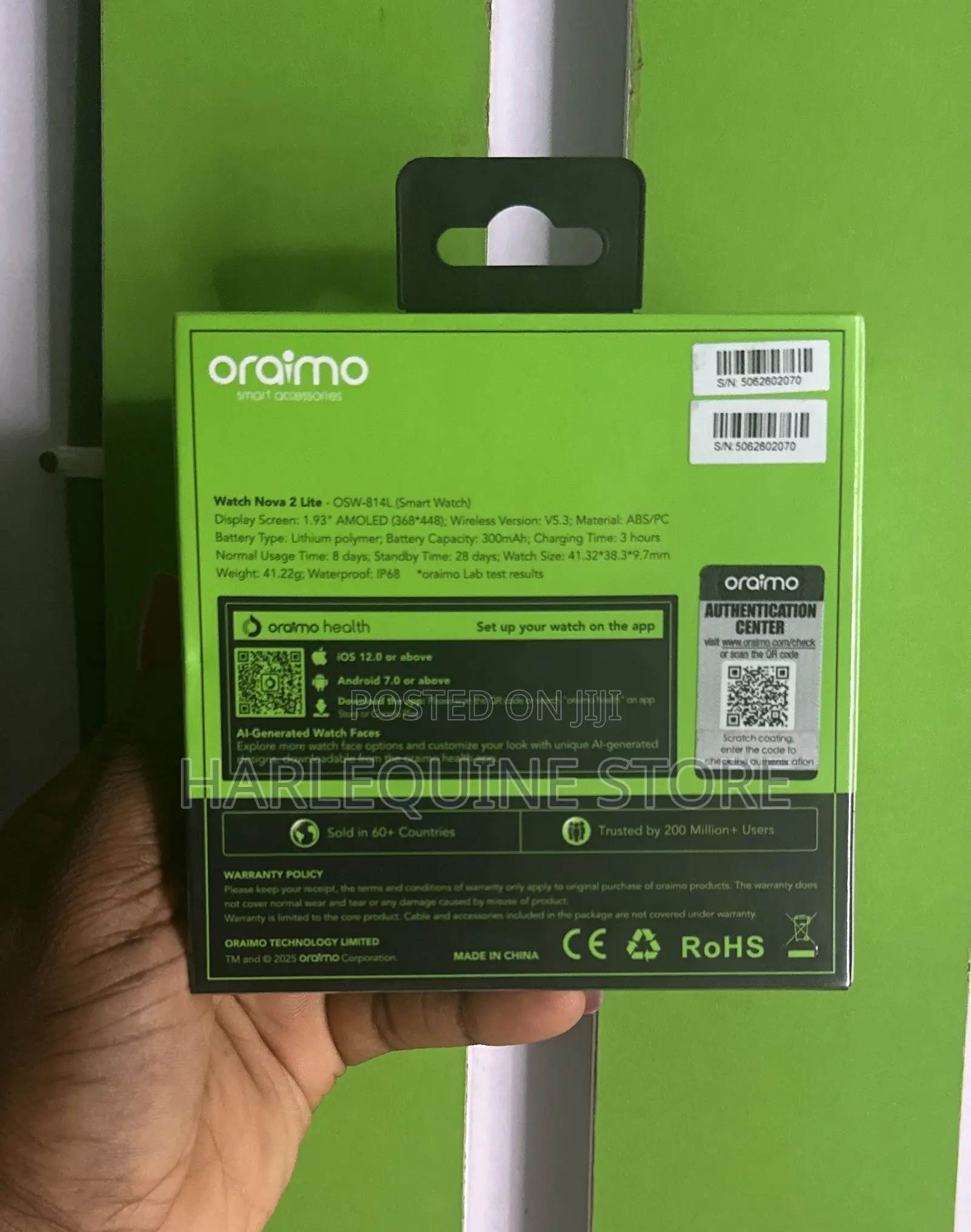 Oraimo Watch Nova 2 Lite