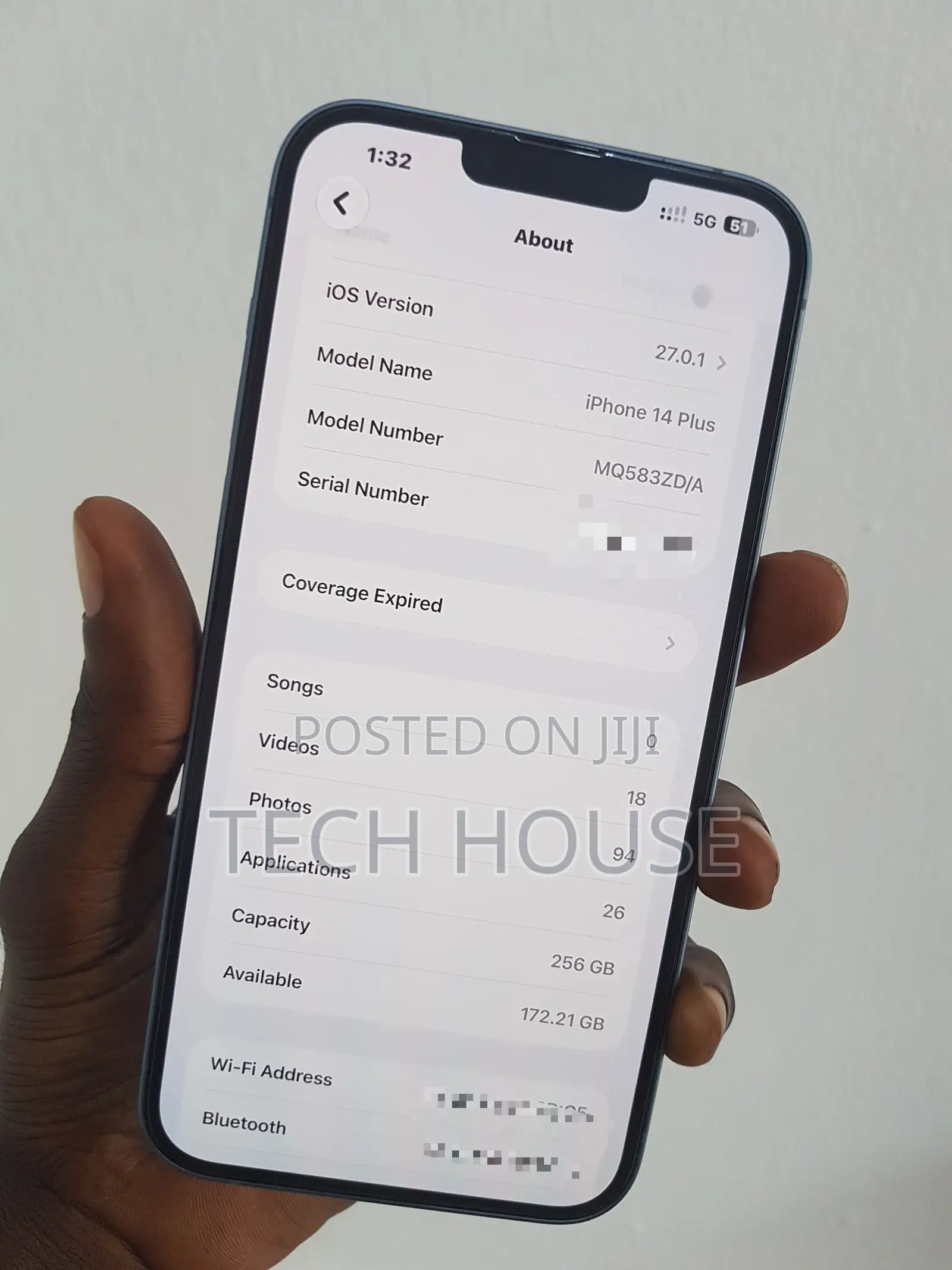 Apple iPhone 14 Plus 256 GB Blue