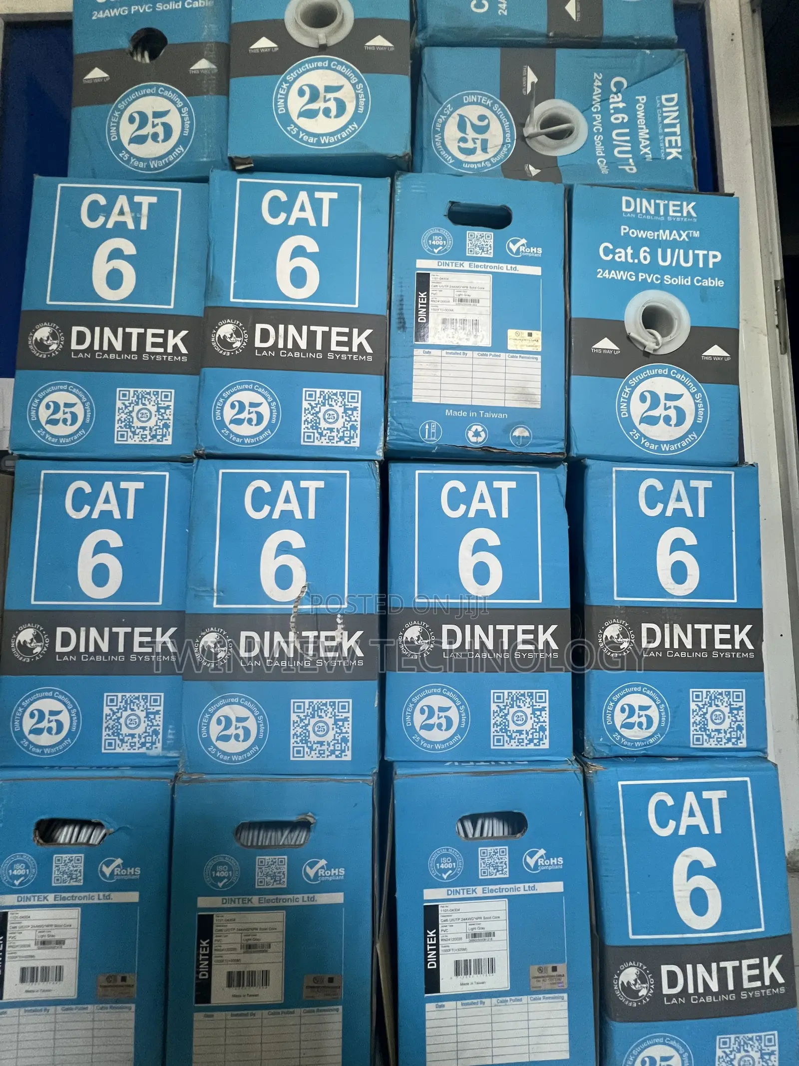 DINTEK Cat6 Network Cabl (305) 100% Pure Copper
