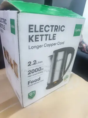 SYINIX 2.2L Electric Water Kettle for Busy Household Kitchens