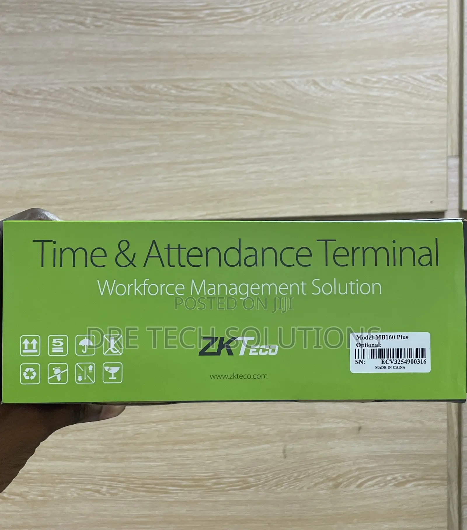 ZKTeco Time and Attendance Mb160+
