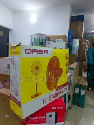QASA QSF-18721 18-Inch Standing Fan With Aluminium Blades