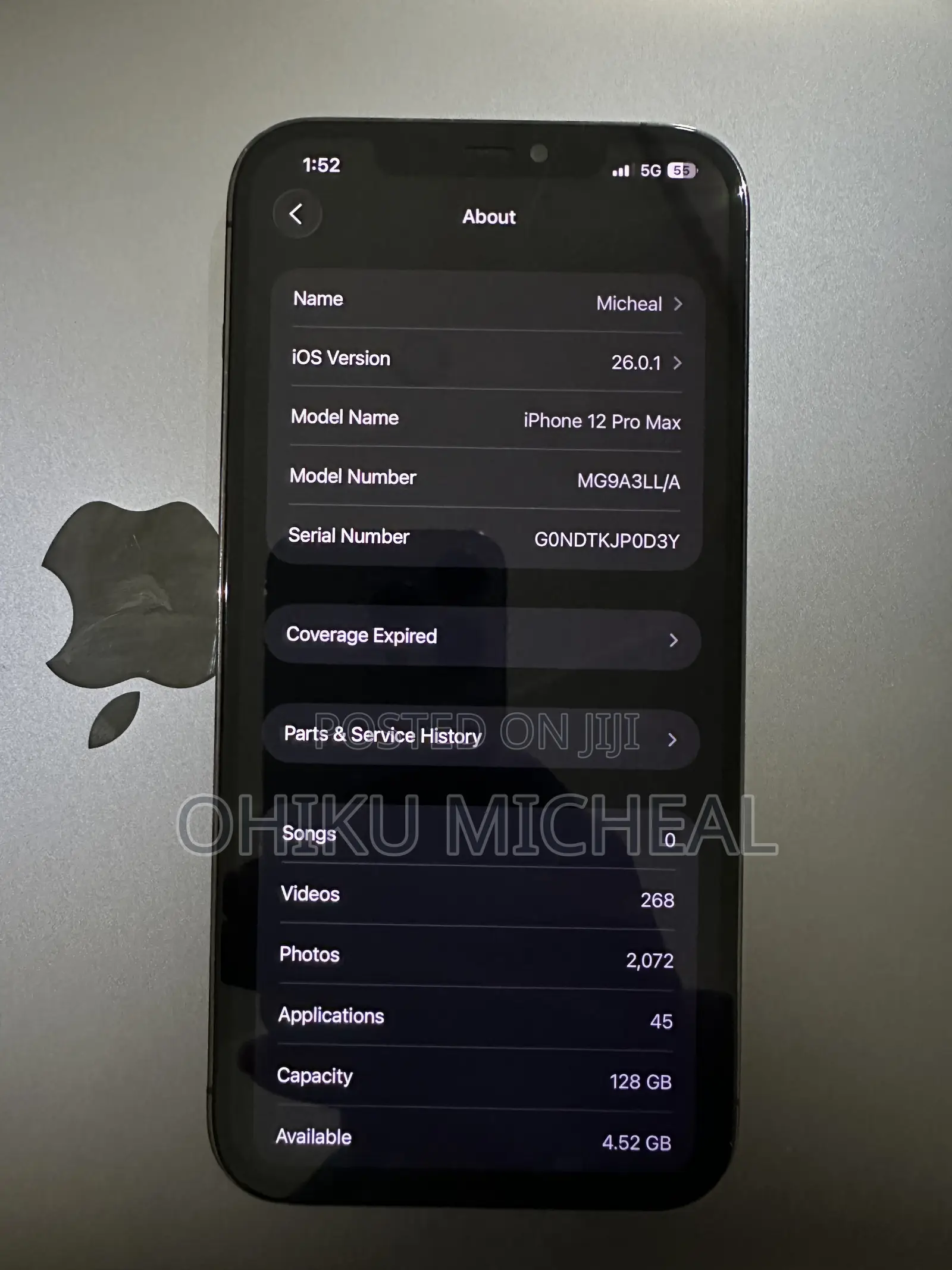 Apple iPhone 12 Pro Max 128 GB Gray