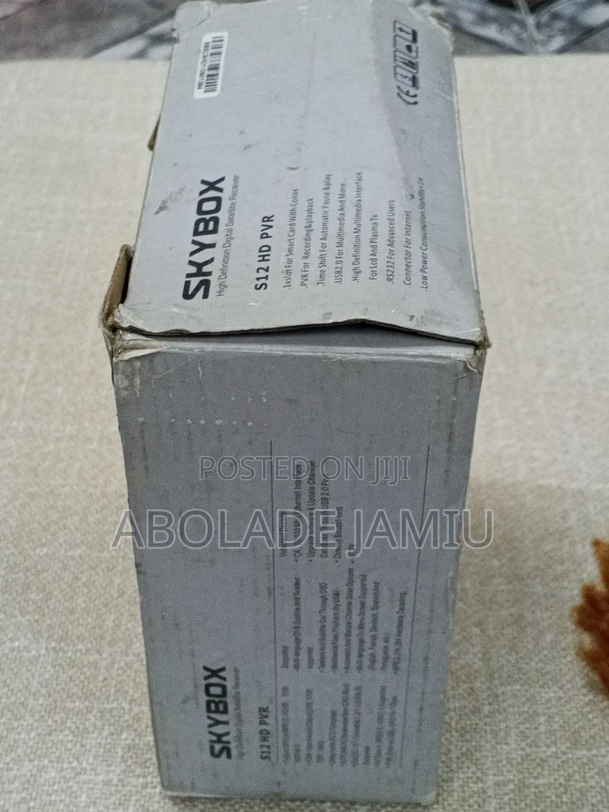 SKYBOX Digital Satellite Receiver Model: S12 HD PVR