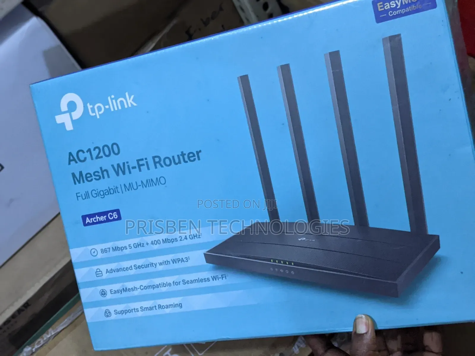 TP-Link AC1200 Mesh Wi-Fi Router ( Archer C6)