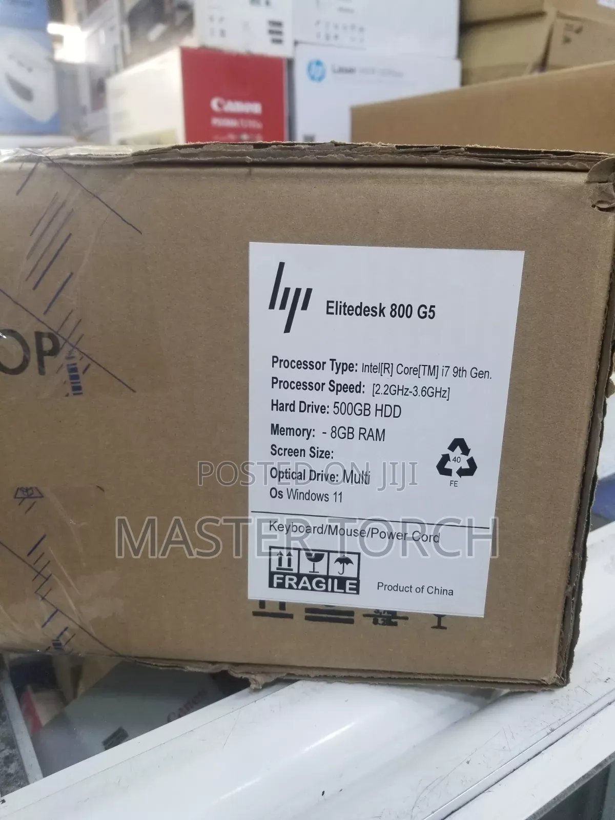 New HP EliteDesk 800 G6 mini PC 8GB Intel Core i5 HDD 500GB