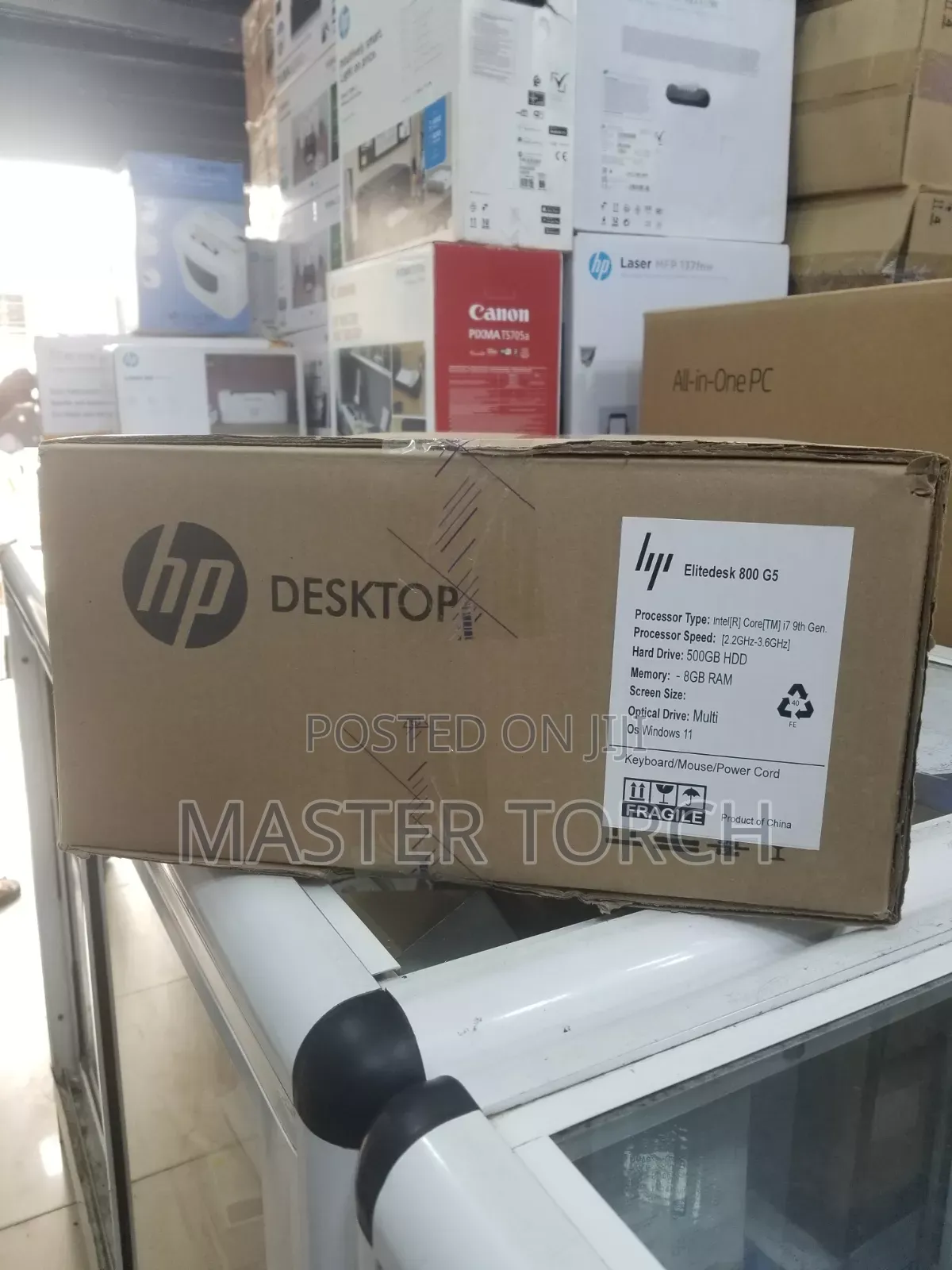 New HP EliteDesk 800 G6 mini PC 8GB Intel Core i5 HDD 500GB