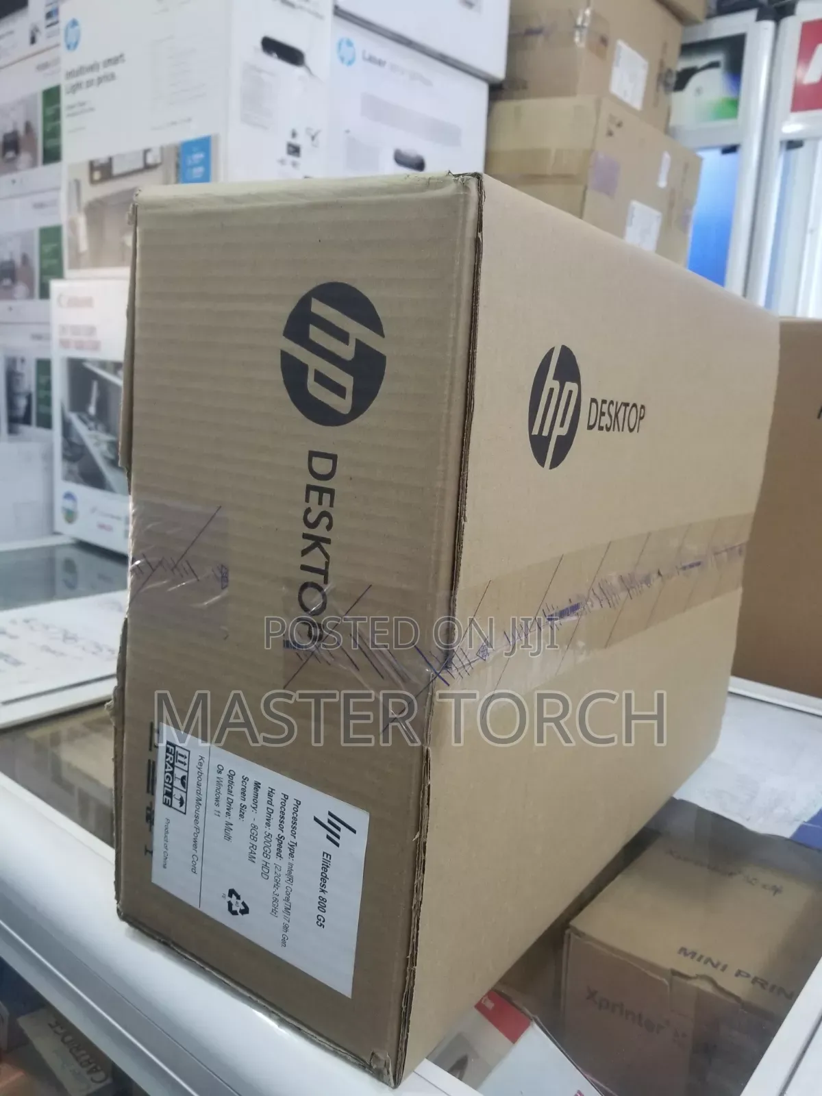 New HP EliteDesk 800 G6 mini PC 8GB Intel Core i5 HDD 500GB