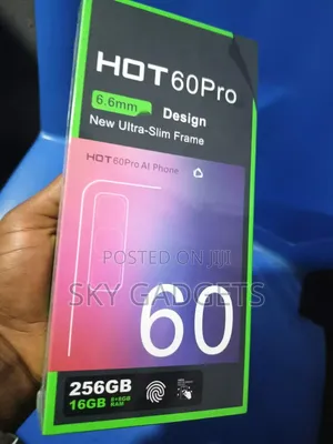 New Infinix Hot 60 Pro 256 GB Black