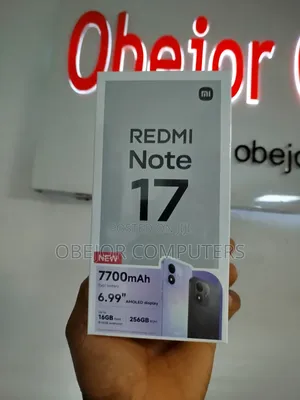 New Xiaomi Redmi Note 17 256 GB Black