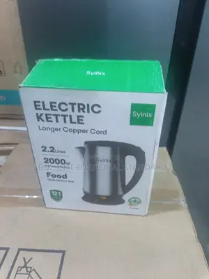 SYINIX 2.2L Electric Kettle for Hot Drink Preparation