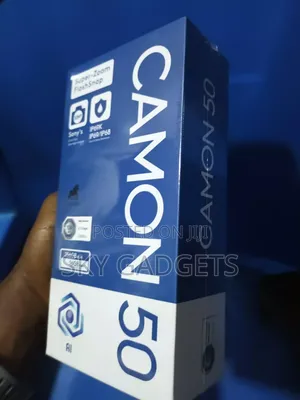 New Tecno Camon 50 256 GB Black