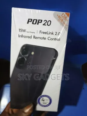 New Tecno Pop 20 128 GB Black