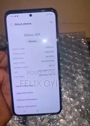 Samsung Galaxy S23 128 GB Black