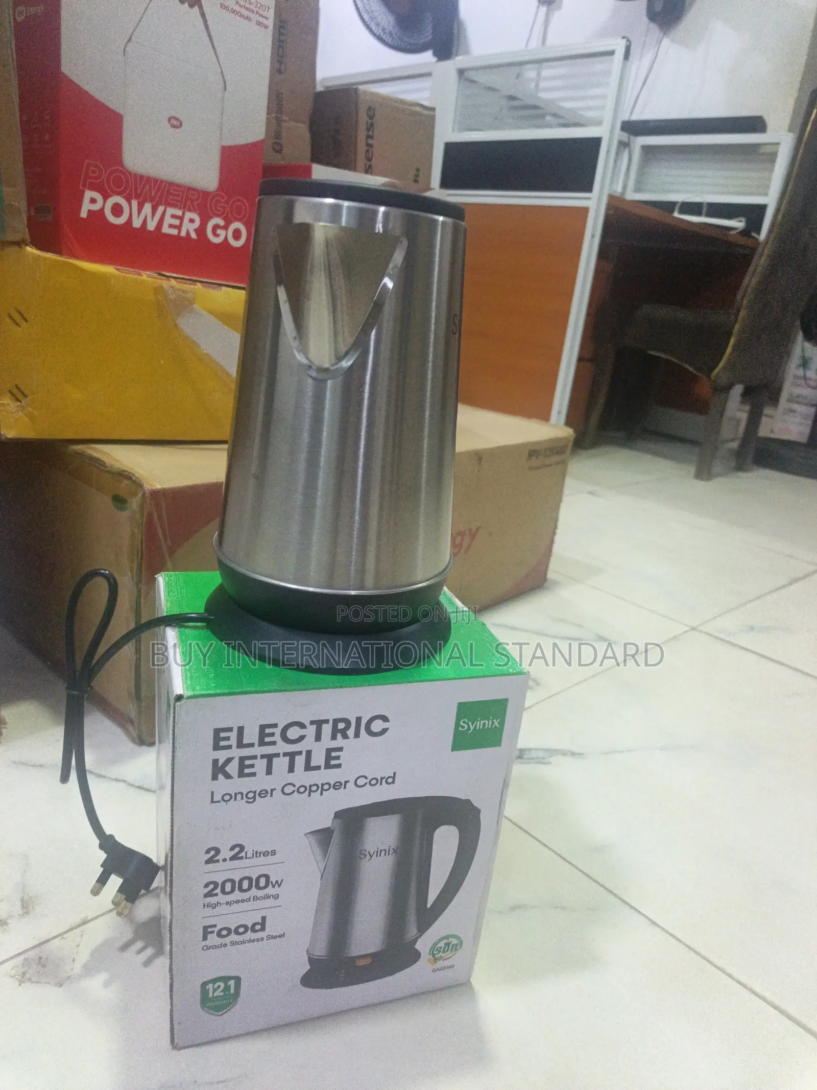 SYINIX 2.2L Kettle for Daily Hot Beverage Making