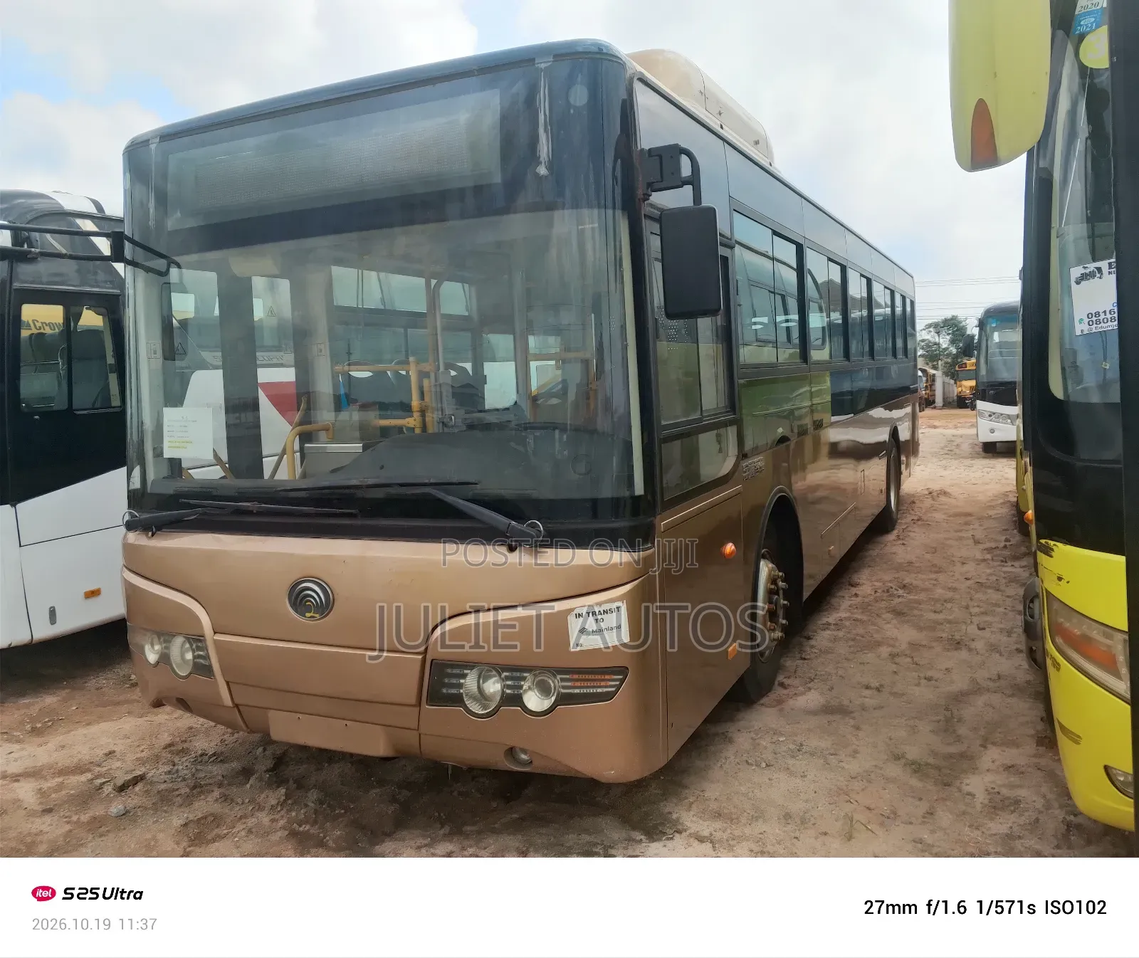 Yutong ZK6116D 2016 Gold