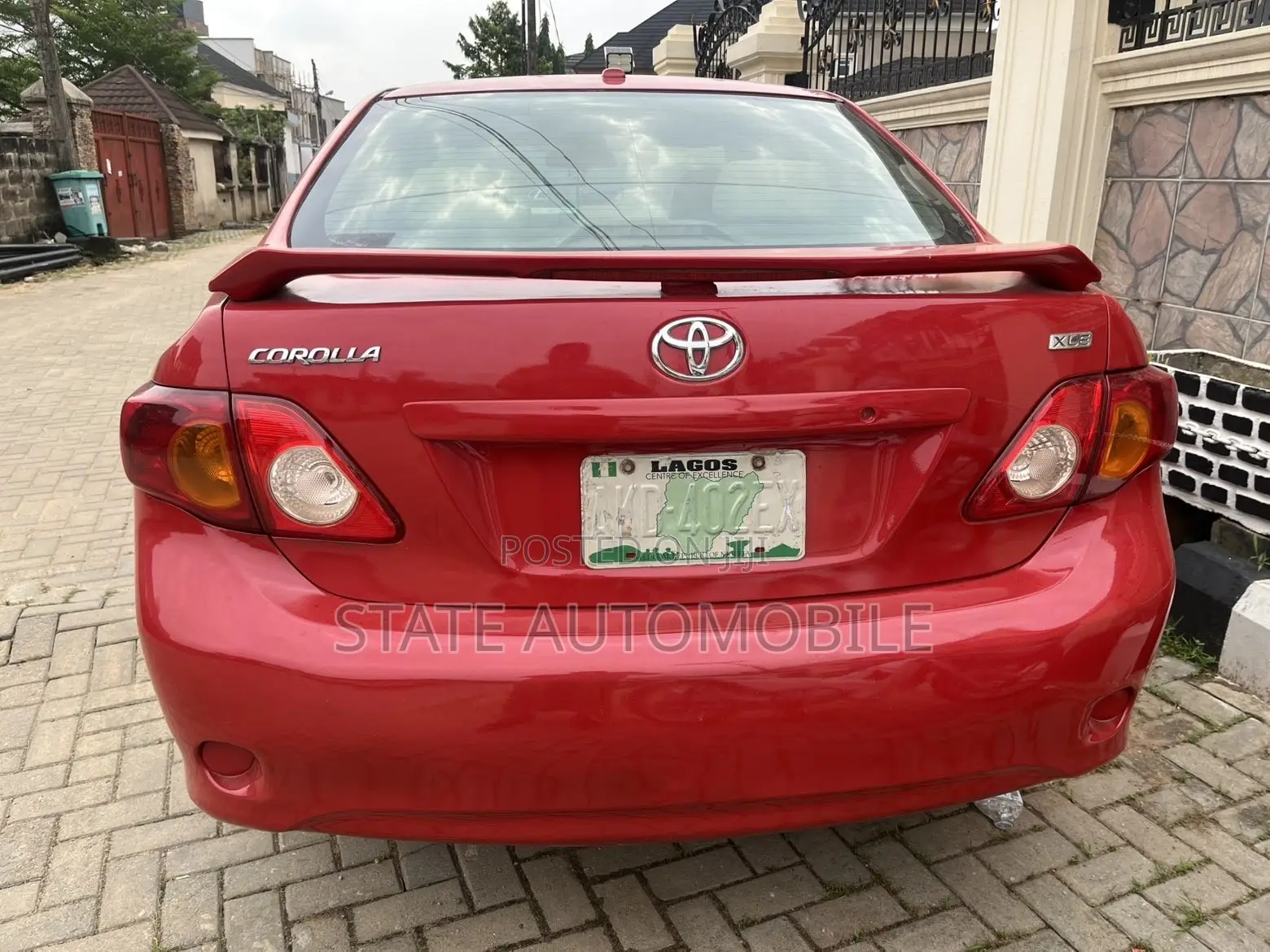 Toyota Corolla 2008 Red