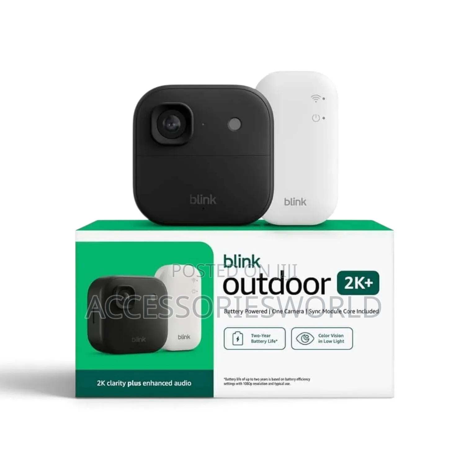 Blink Outdoor 2K+ Wireless Smart Security Camera System.